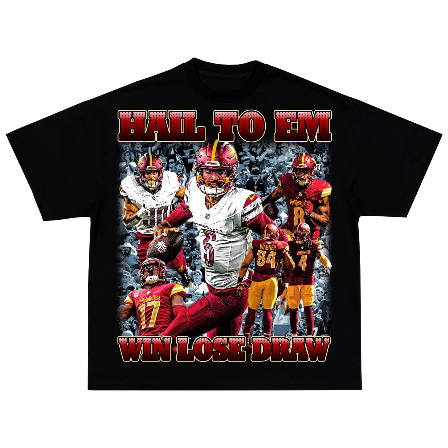 GR8 x REEDIE & ZEE - HAIL TO EM WIN LOSE DRAW TEE