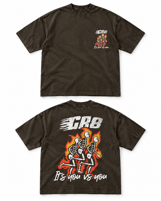 GR8 “IT’S YOU vs YOU” VINTAGE GRAPHIC TEE