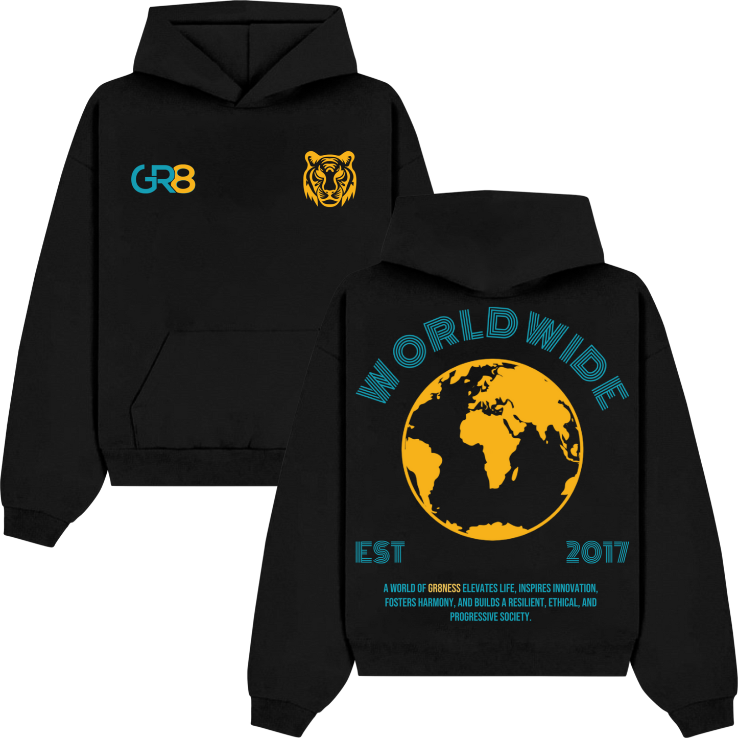GR8 WORLDWIDE HEAVYWEIGHT HOODIE