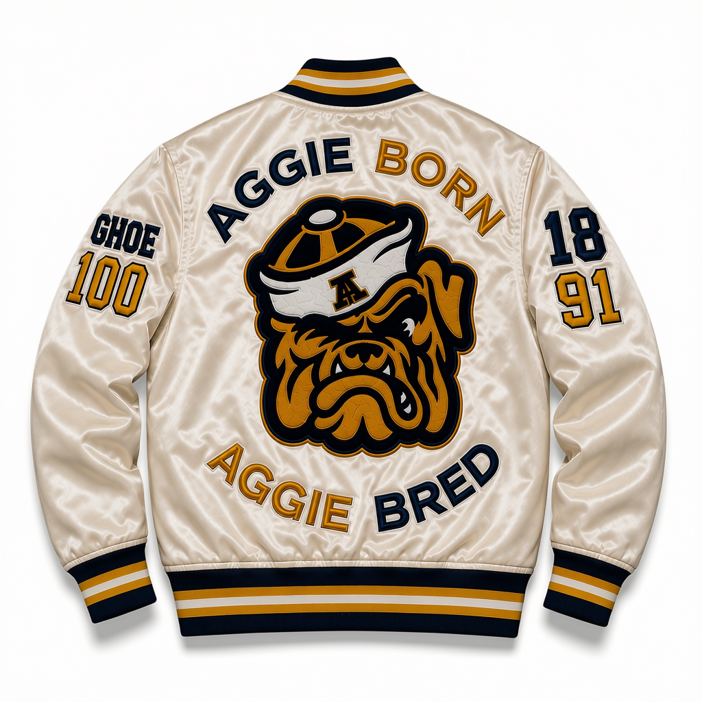GHOE 100 AGGIE PREMIUM BOMBER - LIMITED EDITION