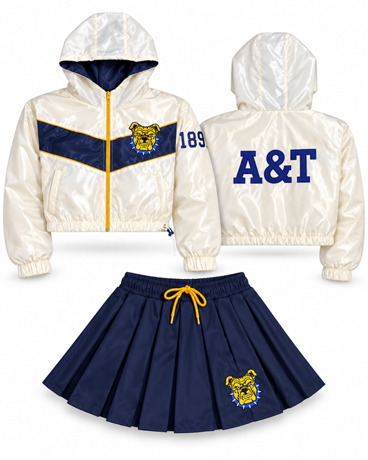 AGGIE WINDBREAKER SKIRT SET