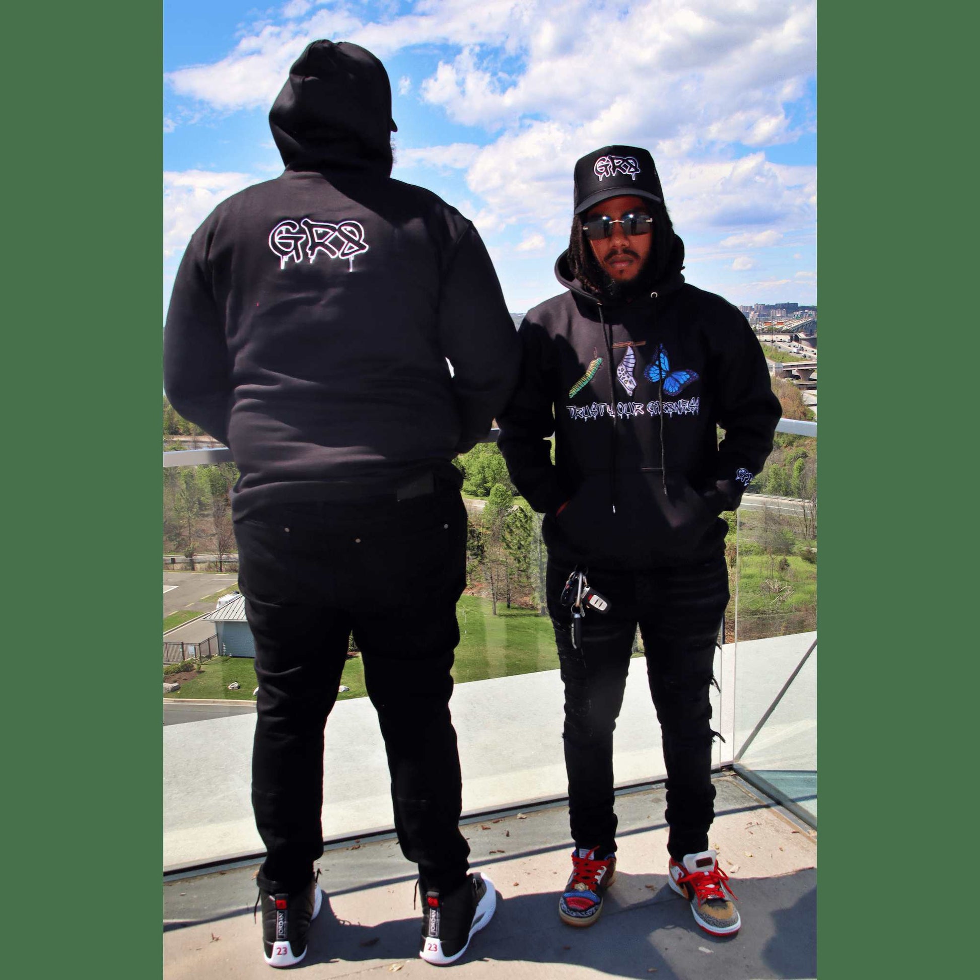 TRUST YOUR GR8NESS HOODIE - BLACK | GR8 Clothing Line