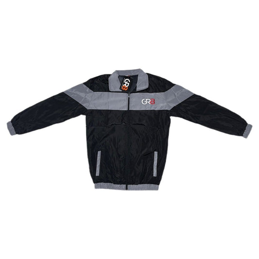 GR8 Windbreaker Jacket - Black/Grey/White/Red | GR8 Clothing Line