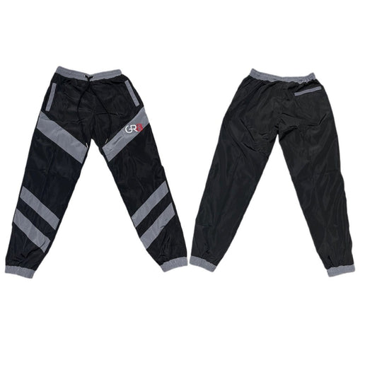 GR8 Windbreaker Pants - Black/Grey/White/Red | GR8 Clothing Line